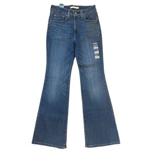 Levi's 726 Flare Jeans Medium Wash High Rise Women's Size 27W 30L NWOT